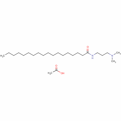 N-[3-(dimethylamino)propyl]stearamide monoacetate Structure,13282-70-7Structure