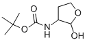 (2-Hydroxy-tetrahydro-furan-3-yl)-carbamic acid tert-butyl ester Structure,132872-26-5Structure