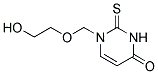 1-(2-Hydroxy-ethoxymethyl)-2-thioxo-2,3-dihydro-1h-pyrimidin-4-one Structure,132885-31-5Structure