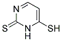 2(1H)-pyrimidinethione, 6-mercapto-(9ci) Structure,132939-84-5Structure