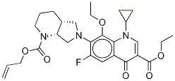 N-allyloxycarbonyl 8-ethoxy moxifloxacin ethyl ester Structure,1329840-03-0Structure