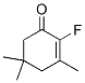 2-Cyclohexen-1-one, 2-fluoro-3,5,5-trimethyl- Structure,132999-31-6Structure