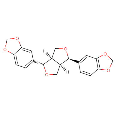 (+)-Episesamin Structure,133-03-9Structure