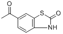 6-乙酰-2(3H)-苯并噻唑酮结构式_133044-44-7结构式