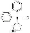 (R)-2,2-二苯基-2-(吡咯烷-3-基)乙腈结构式_133099-12-4结构式