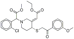 Trans-clopidogrel-mp-13c,d3 ethyl ester derivative Structure,1331383-23-3Structure