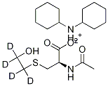 N-acetyl-s-(2-hydroxyethyl-d4)-l-cysteine dicyclohexylamine salt Structure,1331894-57-5Structure