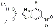 6-Nitro-8-bromo-imidazo[1,2-a]pyridine-2-carboxylic acid ethyl ester hydrobromide Structure,1332605-92-1Structure