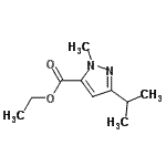 1-Methyl-3-isopropyl-1h-pyrazole-5-carboxylicacidethylester Structure,133261-08-2Structure