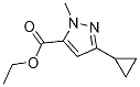 Ethyl 3-cyclopropyl-1-methyl-1h-pyrazole-5-carboxylate Structure,133261-11-7Structure