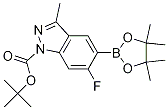 Tert-butyl 6-fluoro-3-methyl-5-(4,4,5,5-tetramethyl-1,3,2-dioxaborolan-2-yl)-1h-indazole-1-carboxylate Structure,1333222-21-1Structure