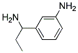 Benzenemethanamine, 3-amino-alpha-ethyl-(9ci) Structure,133332-52-2Structure