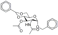 Benzyl 2-acetamido-4,6-o-benzylidene-2-deoxy-α-d-glucopyranoside 3-acetate Structure,13343-64-1Structure