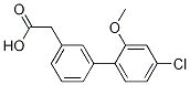 2-(4-Chloro-2-methoxy-[1,1-biphenyl]-3-yl)aceticacid Structure,1334499-92-1Structure