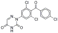 2-[3,5-Dichloro-4-(4-chlorobenzoyl)phenyl]-1,2,4-triazine-3,5(2h,4h)-dione Structure,133648-81-4Structure