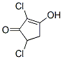 2-Cyclopenten-1-one, 2,5-dichloro-3-hydroxy- Structure,13373-50-7Structure