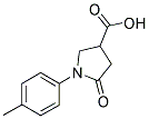 5-Oxo-1-(4-tolyl)pyrrolidine-3-carboxylic acid Structure,133747-57-6Structure