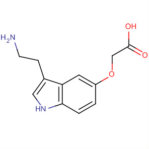 2-(3-(2-氨基乙基)-1H-吲哚-5-基氧基)乙酸结构式_133790-09-7结构式