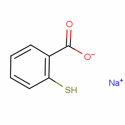 2-巯基苯甲酸钠结构式_134-23-6结构式