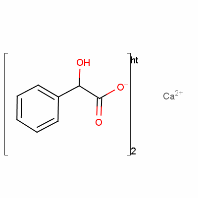 苦杏仁酸鈣结构式_134-95-2结构式