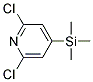 (9CI)-2,6-二氯-4-(三甲基甲硅烷基)-吡啶结构式_134031-23-5结构式