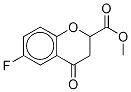 Rac-6-氟-3,4-二氢-4-氧代-2H-1-苯并吡喃-2-羧酸甲酯结构式_134102-10-6结构式