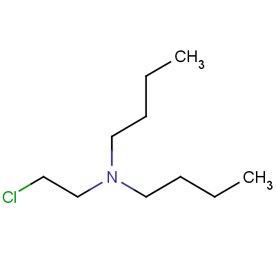 N-丁基-N-(2-氯乙基)-1-丁胺结构式_13422-90-7结构式