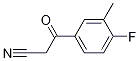 3-(4-Fluoro-3-methylphenyl)-3-oxopropanenitrile Structure,1342216-46-9Structure