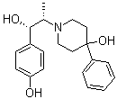 1-((1S,2s)-1-hydroxy-1-(4-hydroxyphenyl)propan-2-yl)-4-phenylpiperidin-4-ol Structure,134234-12-1Structure