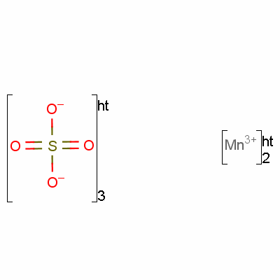 二錳三(硫酸鹽)結構式_13444-72-9結構式