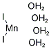 Manganese(ii) iodide tetrahydrate Structure,13446-37-2Structure