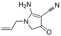 (9ci)-2-氨基-4,5-二氢-4-氧代-1-(2-丙烯基)-1H-吡咯-3-甲腈结构式_134518-34-6结构式
