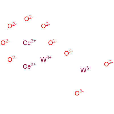 钨酸铈(III)结构式_13454-74-5结构式