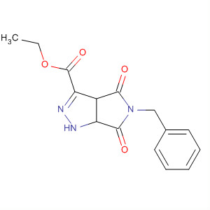 Ethyl 5-benzyl-1,3a,4,5,6,6a-hexahydro-4,6-dioxopyrrolo[3,4-c]pyrazole-3-carboxylate Structure,134575-05-6Structure