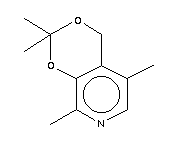 4H-1,3-dioxino[4,5-c]pyridine,2,2,5,8-tetramethyl-(9ci) Structure,13462-55-0Structure