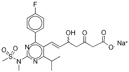 3-氧代罗苏伐他汀钠结构式_1346606-28-7结构式