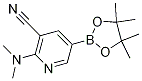 3-Cyano-2-(n,n-dimethylamino)pyridine-5-boronic acid,pinacol ester Structure,1346809-50-4Structure