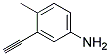 3-Ethynyl-4-methylaniline Structure,134690-40-7Structure