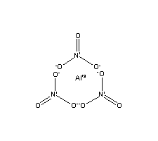 硝酸铝结构式_13473-90-0结构式