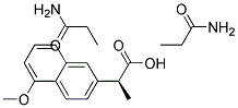 (2S)-2-(5-methoxy-2-naphthyl)propanoic acid-propanamide (1:2) Structure,134736-00-8Structure