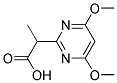 (9ci)-4,6-二甲氧基--alpha--甲基-2-嘧啶乙酸结构式_134866-84-5结构式