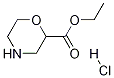 Ethyl 2-morpholinecarboxylate hydrochloride Structure,135072-31-0Structure