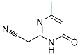 (8ci)-1,6-二氢-4-甲基-6-氧代-2-嘧啶乙腈结构式_13514-85-7结构式