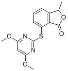 环酯草醚结构式_135186-78-6结构式