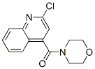 2-Chloro-4-(morpholin-4-ylcarbonyl)quinoline Structure,135323-95-4Structure