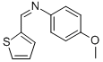 4-Methoxy-n-(2-thienylmethylene)benzeneamine Structure,13533-27-2Structure