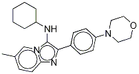 N-环己基-6-甲基-2-[4-(4-吗啉]-咪唑并[1,2-a]吡啶-3-胺结构式_1353567-32-4结构式