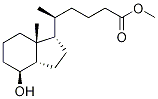 (deltaR,1R,3aR,4S,7aR)-Octahydro-4-hydroxy-delta,7a-dimethyl-1H-indene-1-pentanoic Acid Methyl Ester Structure,135359-40-9Structure