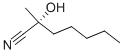 (R)-2-hydroxy-2-methyl-heptanenitrile Structure,135362-75-3Structure