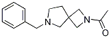 1-[6-(Phenylmethyl)-2,6-diazaspiro[3.4]oct-2-yl]-ethanone Structure,135380-39-1Structure